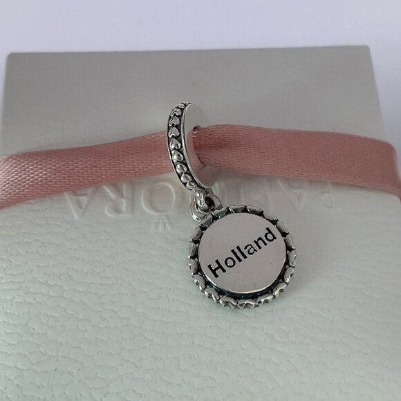 Rare Pandora Country Of Holland Exclusive Farmhouse Image Dangle Charm - Picture 4 of 4